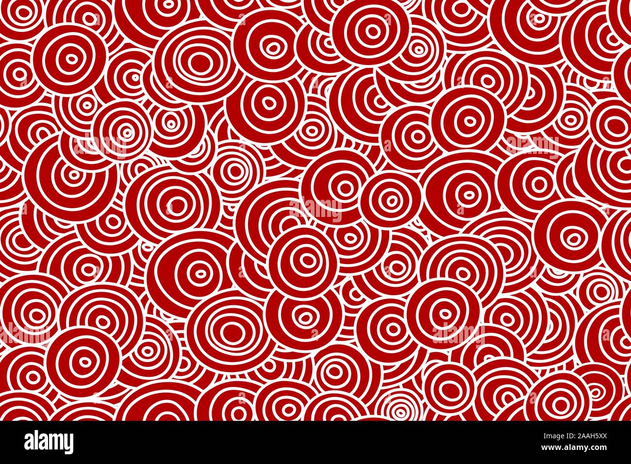 Les nuages, vecteur de l'Asie, l'arrière-plan dessiné à la main rouge et blanc motif transparent avec des nuages Illustration de Vecteur