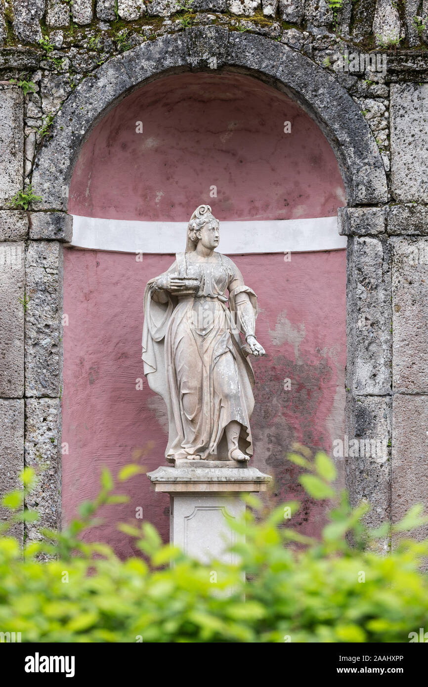 26 mai, 2019. Hellbrunn Autriche,. Château et jardins d'eau. Statue Banque D'Images