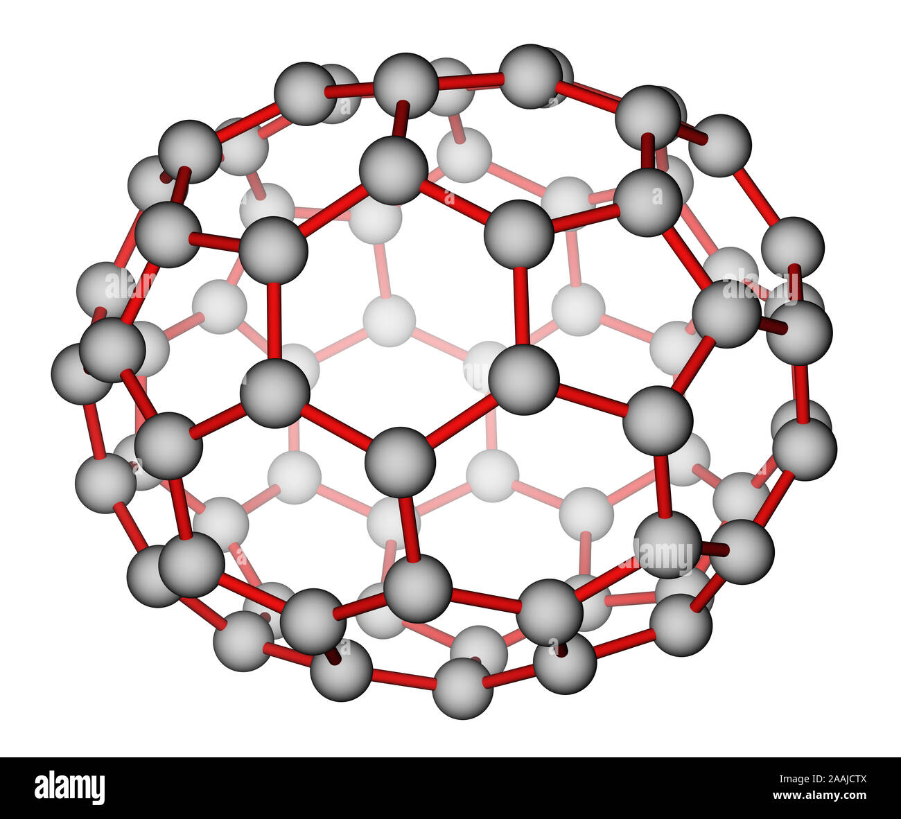Fullerene C70 Structure moléculaire Banque D'Images