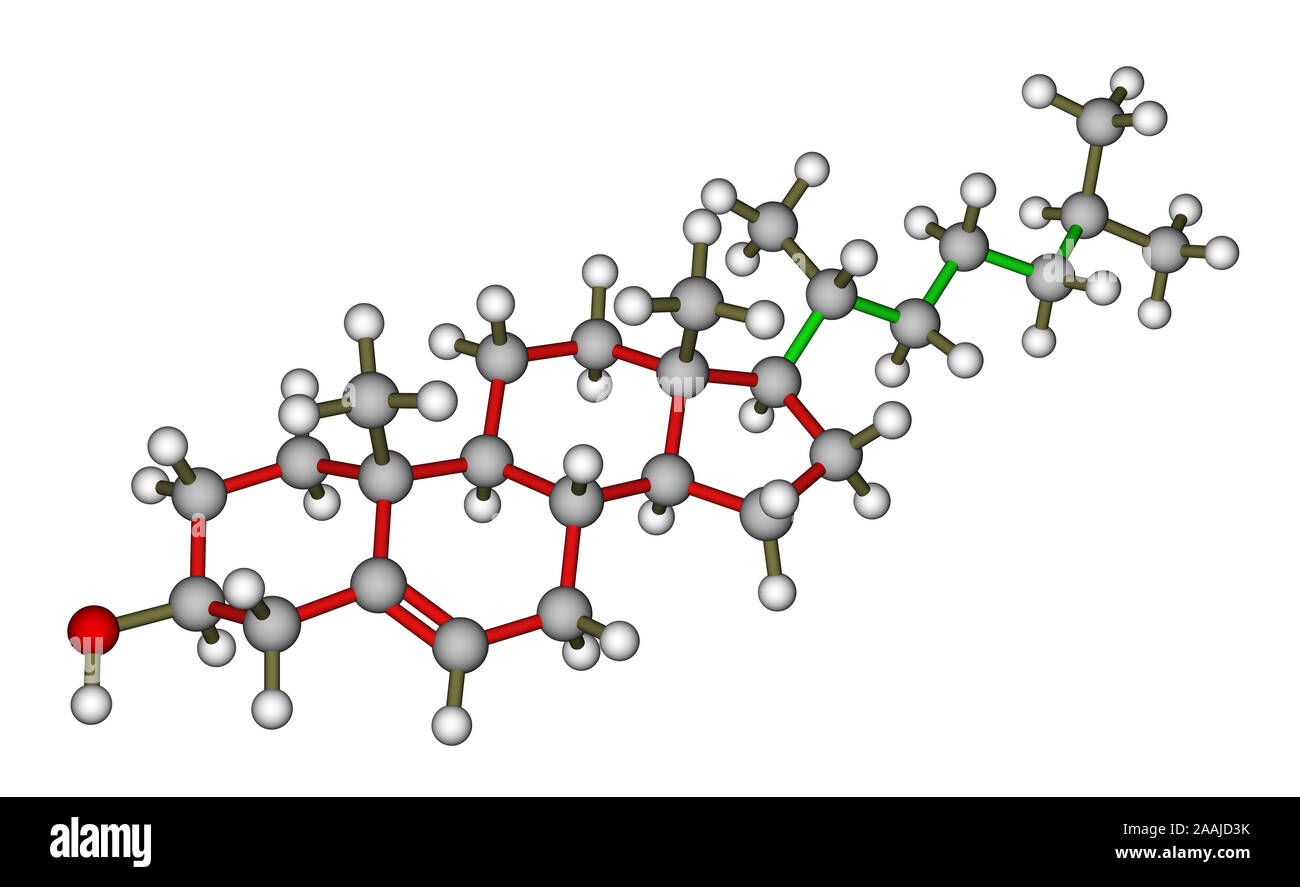 Molécule de cholestérol Banque D'Images