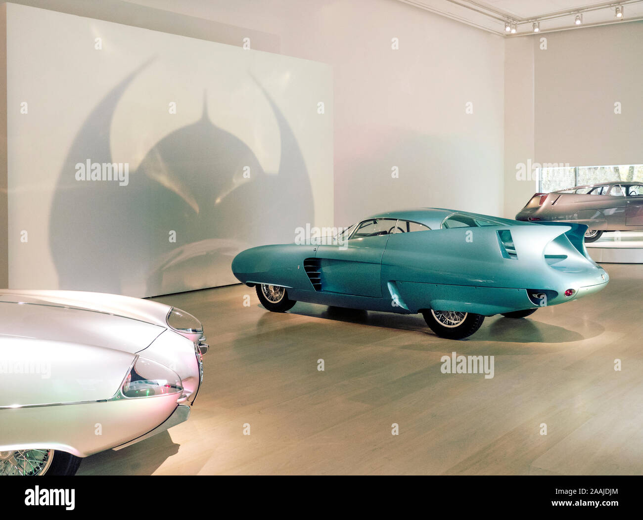 Exposition de l'Alfa Romeo bat voitures conçues par Bertone Banque D'Images