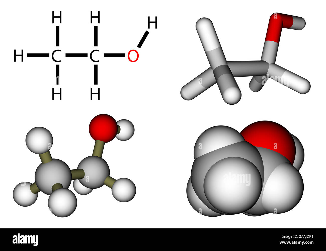 L'alcool éthylique Banque D'Images