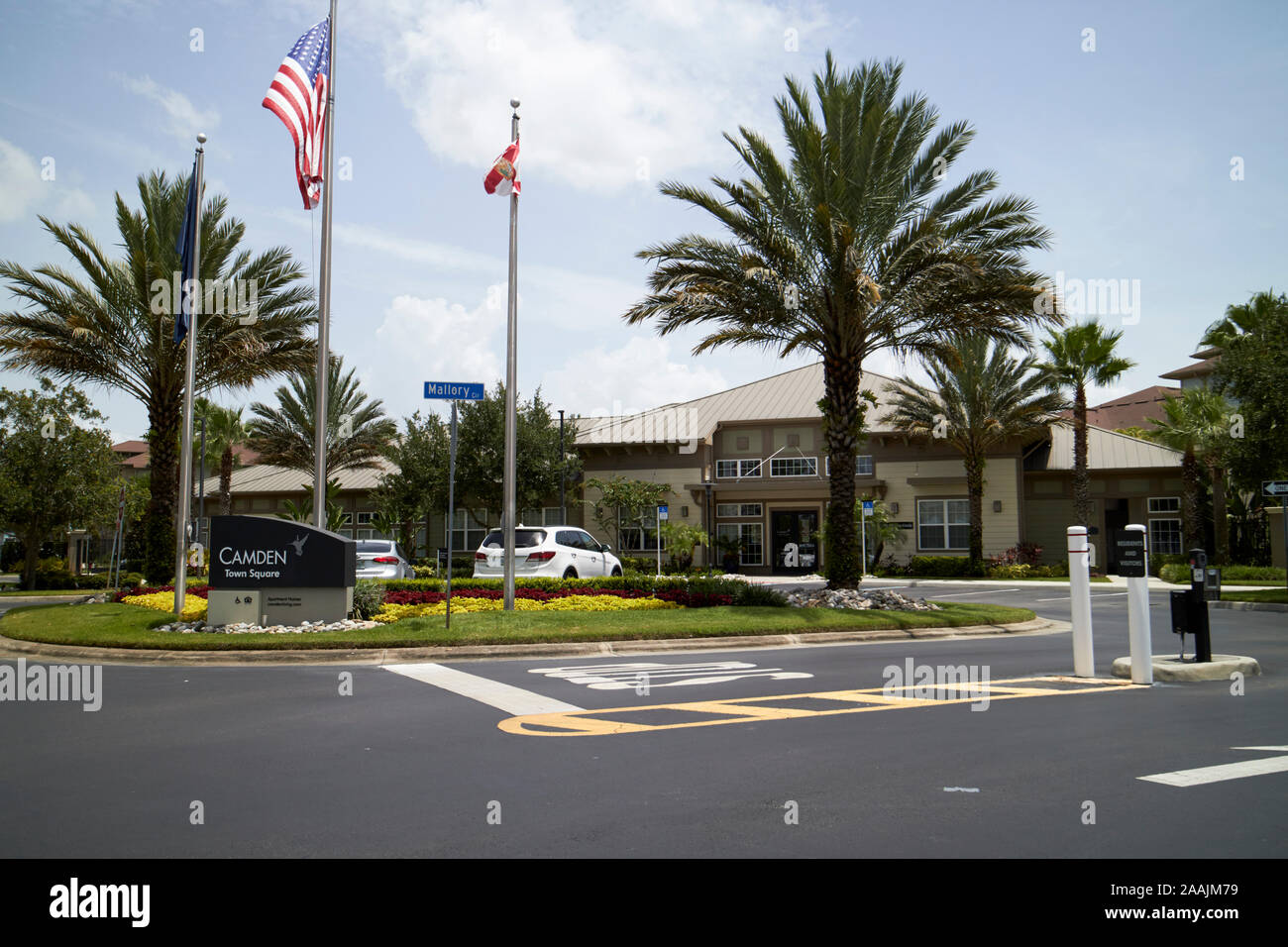 Camden Town Square apartment living Gated communauté floride usa Banque D'Images