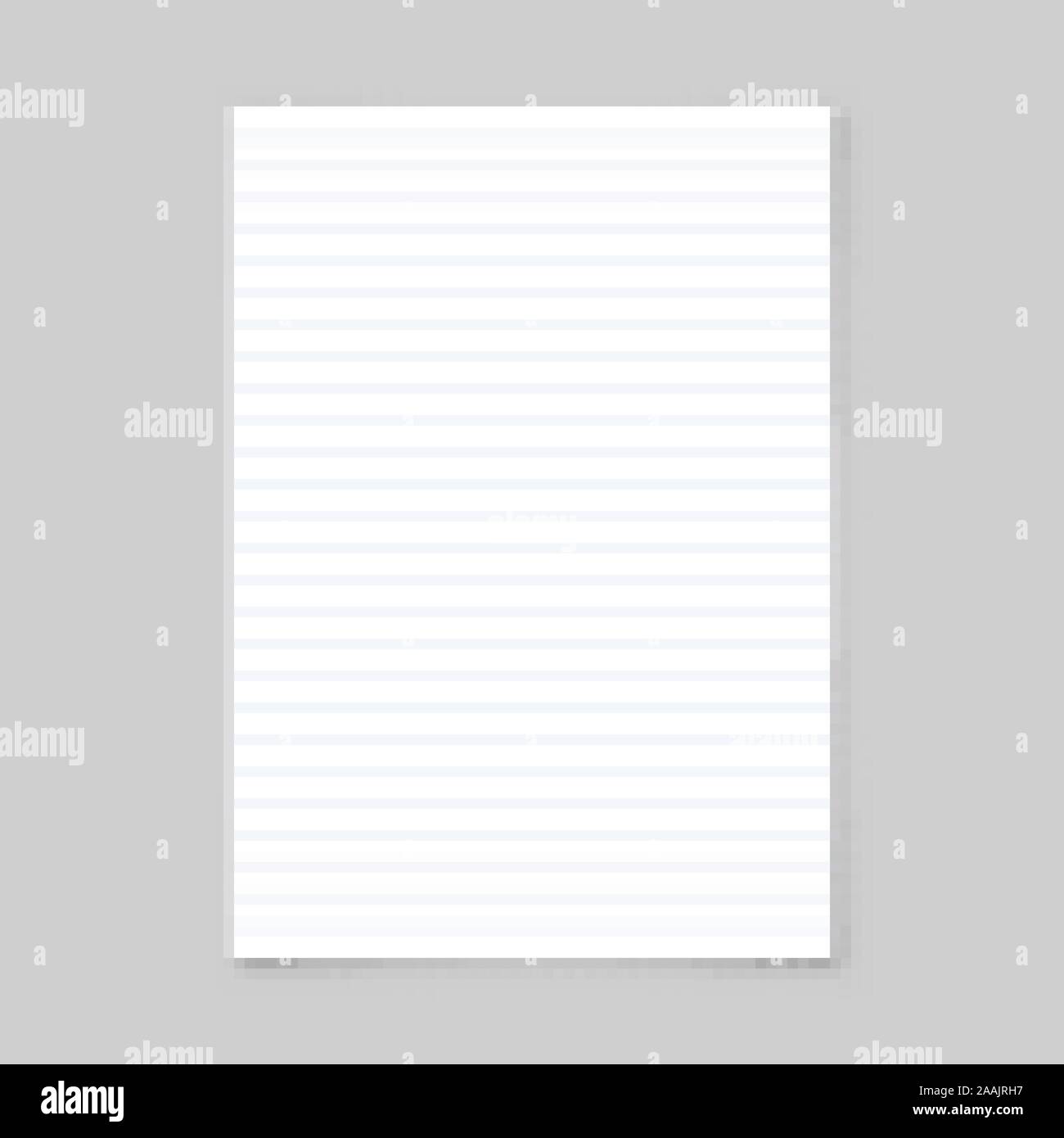 feuille-papier-lign-blanc-r-aliste-avec-ombre-en-format-a4-isol-sur