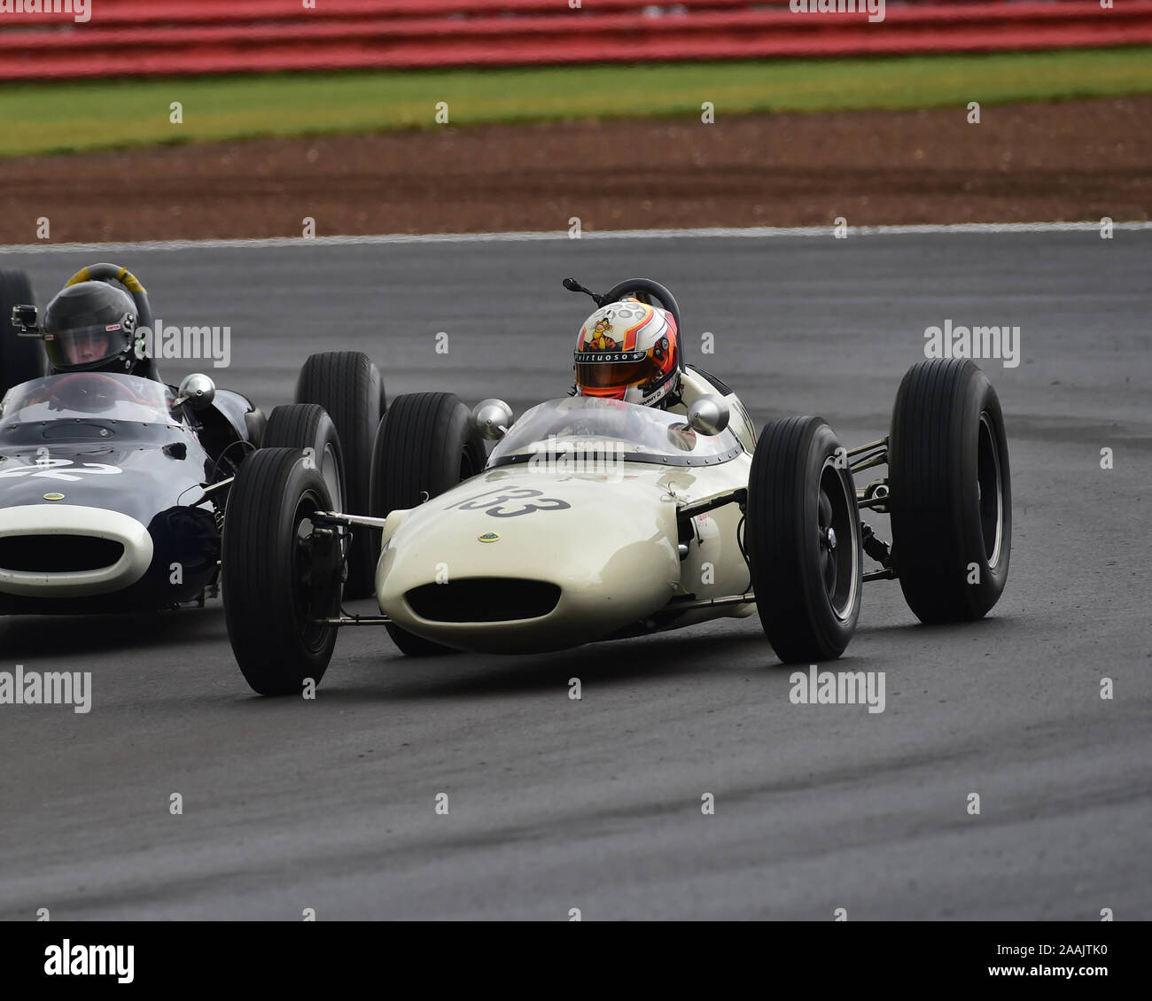 Tim de Silva, Lotus 24, Gallet Trophy pour le pré '66 voitures de Grand Prix, HGPCA, Silverstone Classic, juillet 2019, Silverstone, Chris McEvoy, circuit, c Banque D'Images