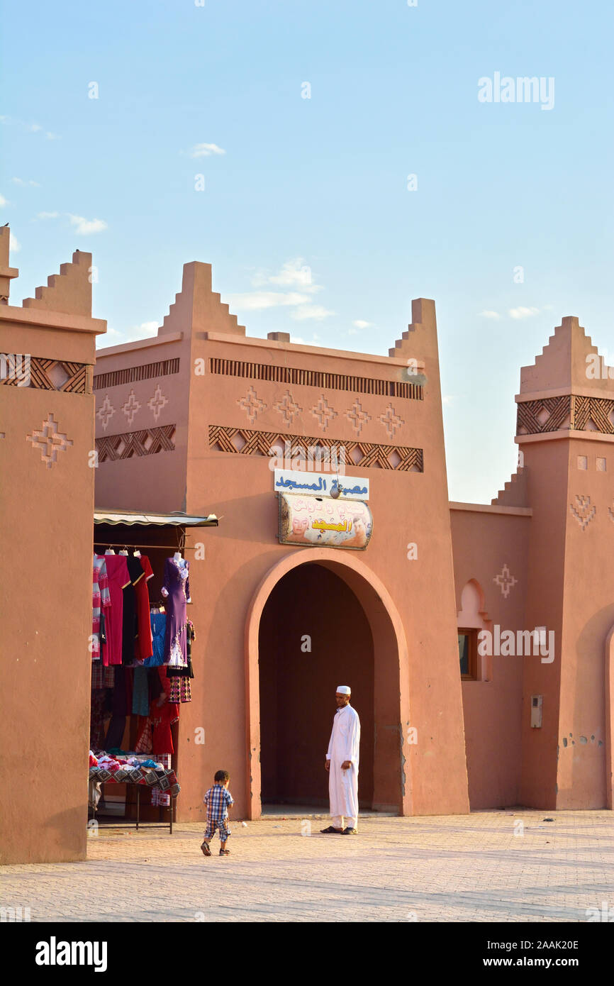 Souk de Zagora, la vallée du Draa. Maroc Banque D'Images