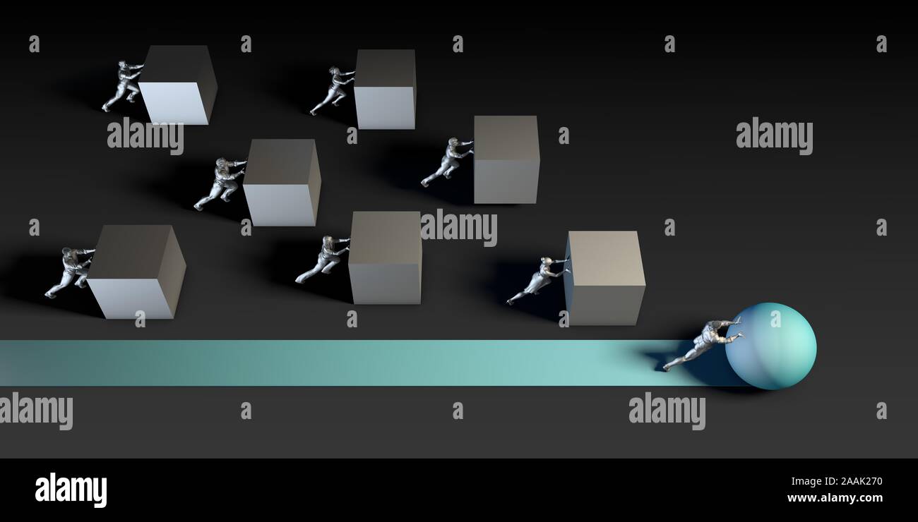 Grande Idée d'affaires et un plan pour réussir Banque D'Images
