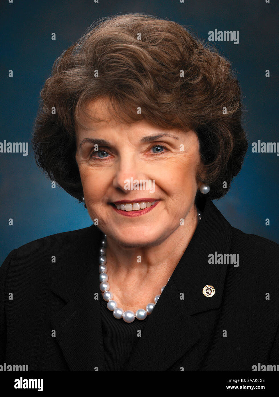 États-unis la sénatrice Dianne Feinstein (Democratic-California) Banque D'Images