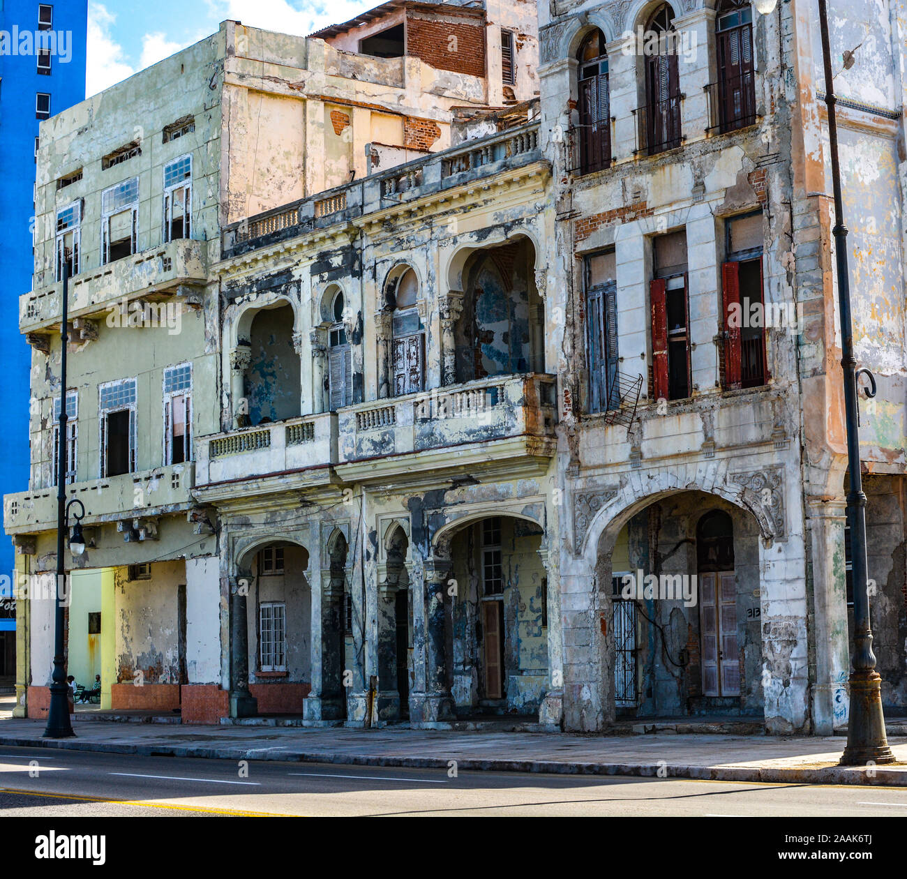 L'architecture cubaine Banque D'Images