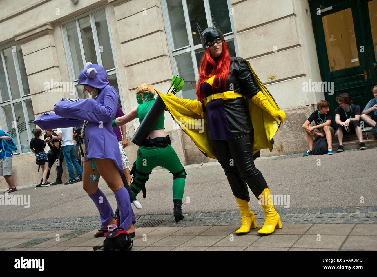 Wien, Cosplay-Party Cosplay-Party - Vienne, Banque D'Images