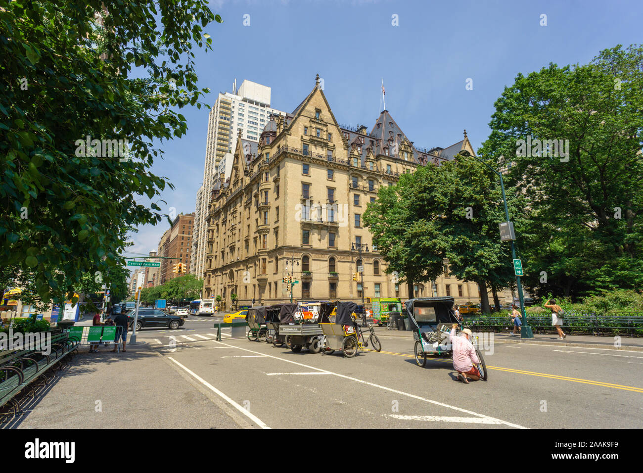 New York, USA - Aug 20, 2018 : Le Dakota building ; situé dans l'Upper West Side de Manhattan - connu sous le nom de la maison de John Lennon Banque D'Images