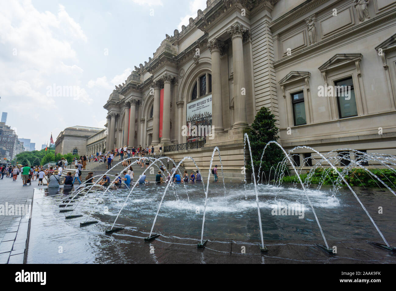 New York, USA - 20 août 2018 : Le Metropolitan Museum of Art situé dans la ville de New York. Banque D'Images