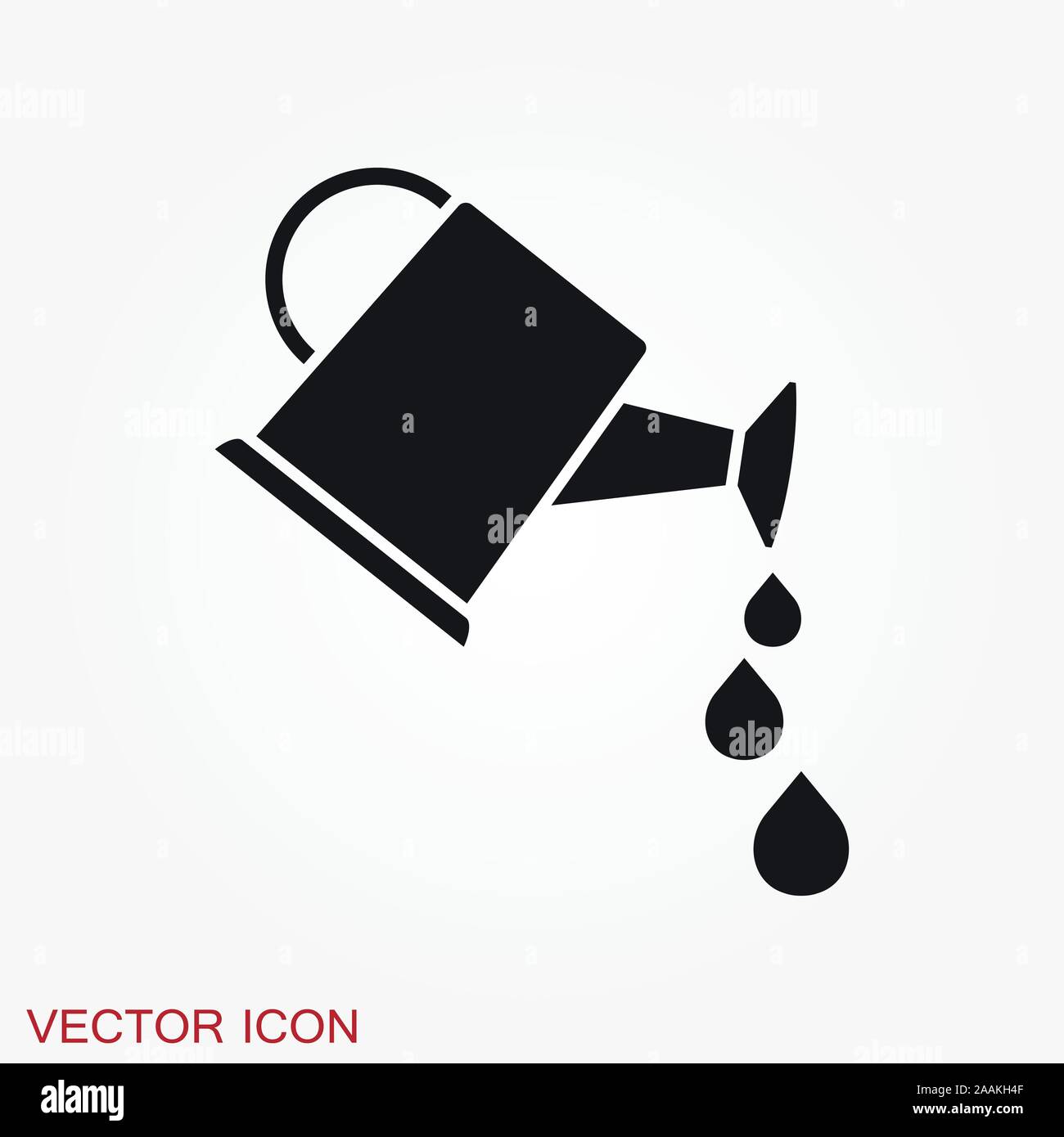 Icône jardin isolé sur fond. Symbole de jardinage Illustration de Vecteur