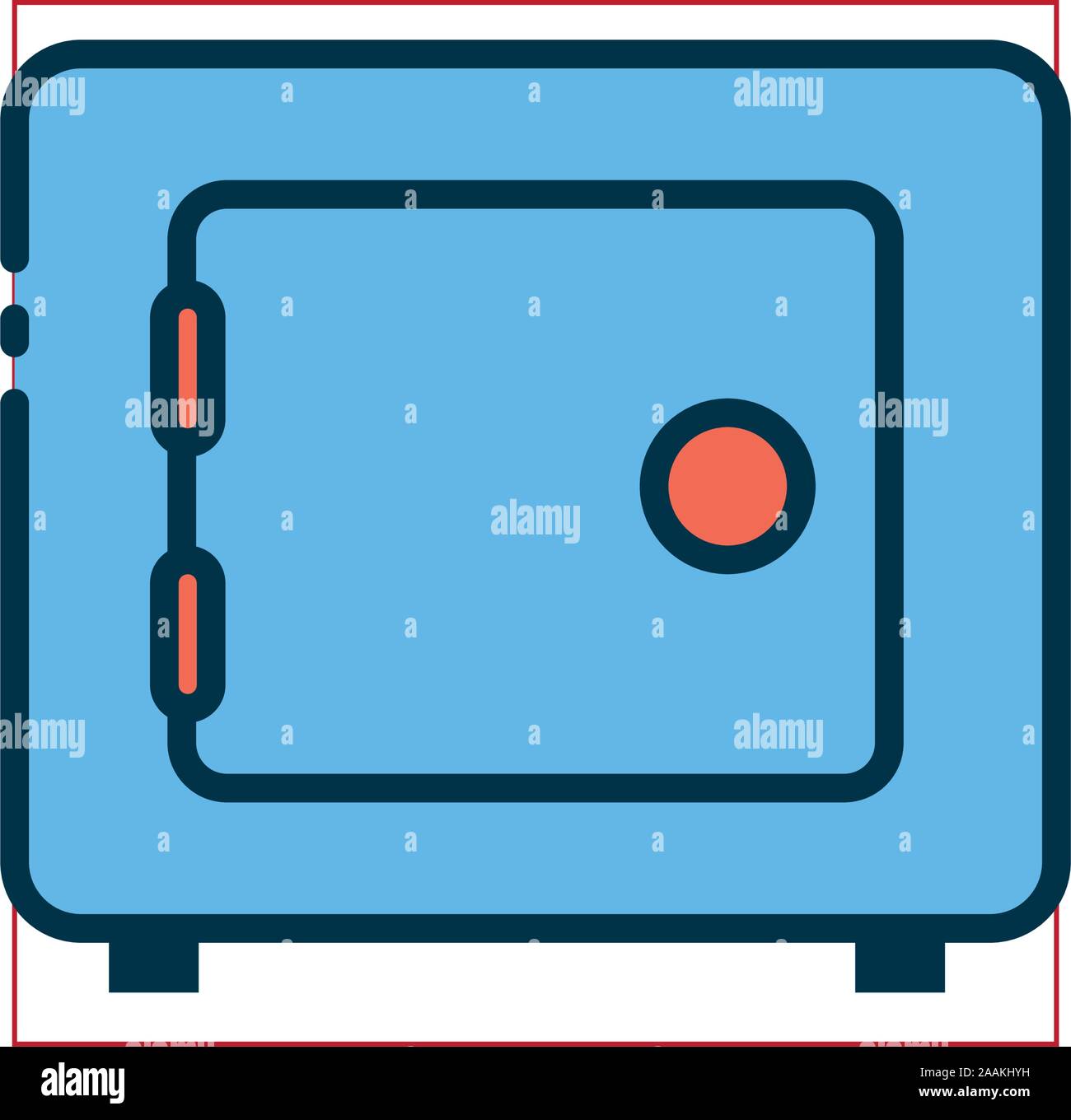 Fort de système de sécurité design vectoriel Illustration de Vecteur