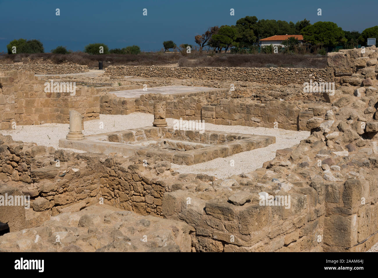 Parc archéologique de Paphos, Paphos, Chypre Kato Banque D'Images