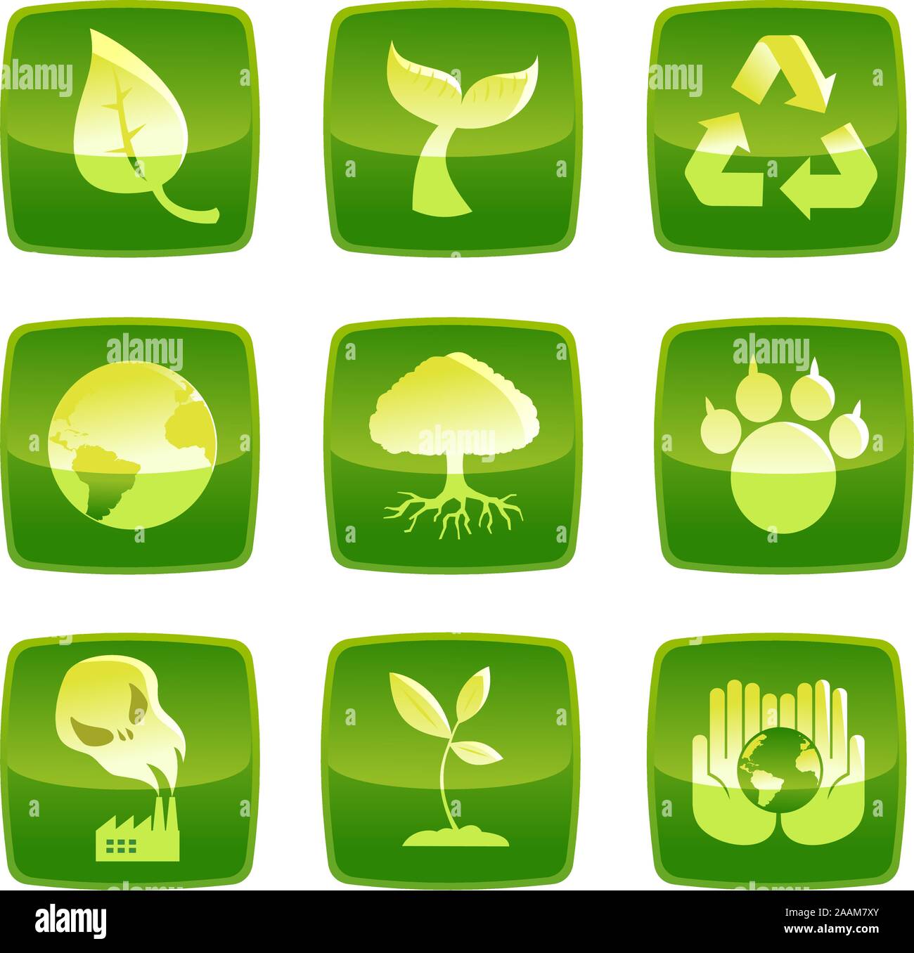 Developpement Durable Environnement Icones Au Format Vectoriel Image Vectorielle Stock Alamy