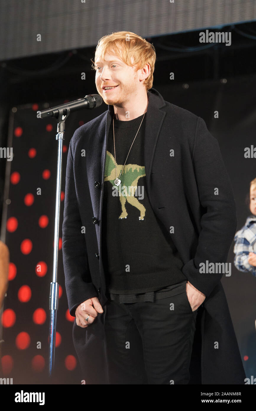 Chiba, Japon. 22 Nov, 2019. Rupert Grint Tokyo assiste à la Comic Con 2019. Crédit : Michael Steinebach/AFLO/Alamy Live News Banque D'Images