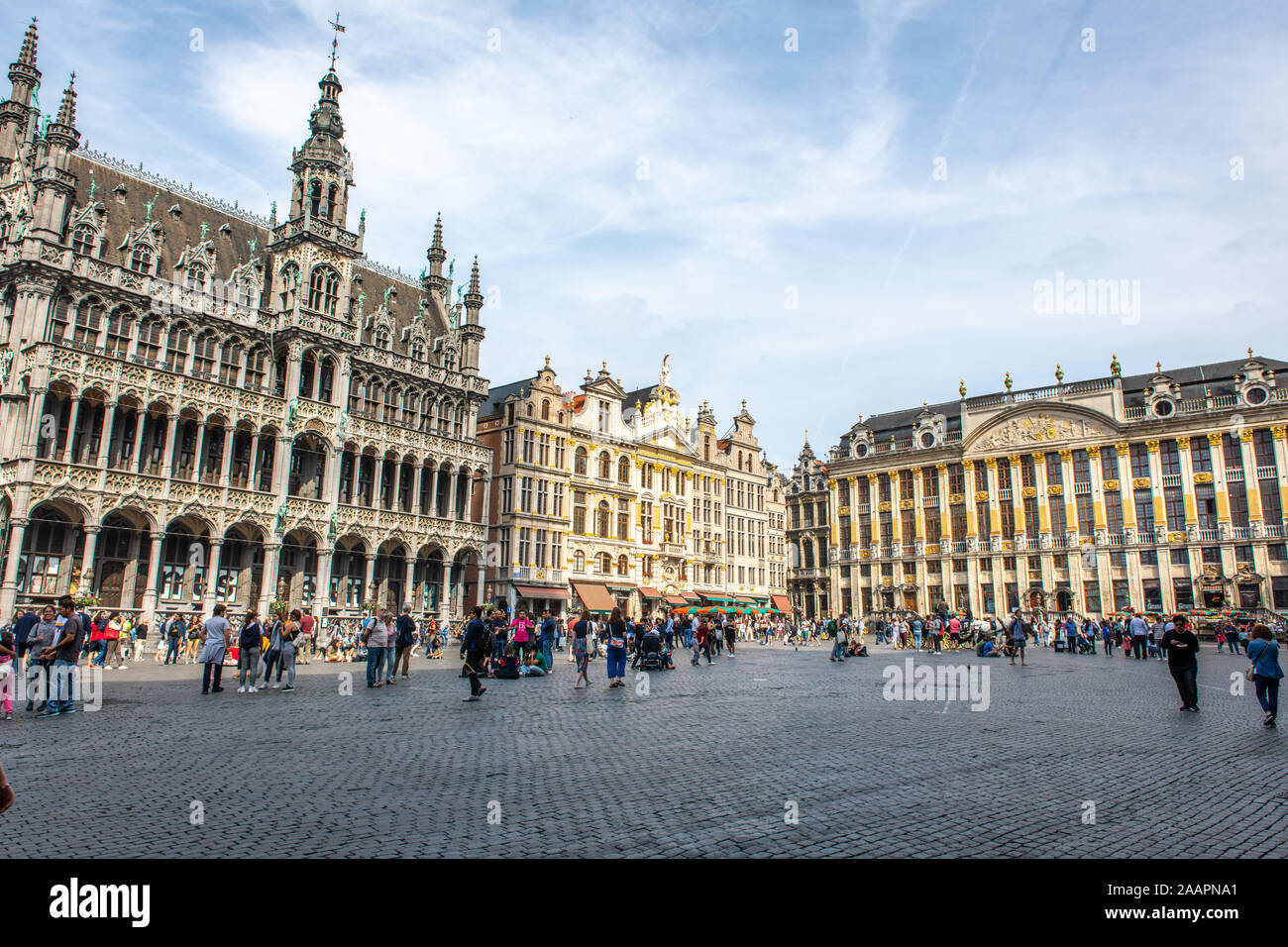 Le musée de la ville de Bruxelles situé dans la grand place, Bruxelles, Belgique. Banque D'Images