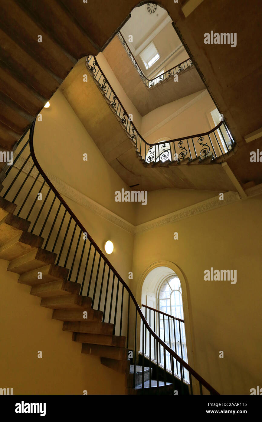 L'escalier, Somerset House, The Strand, London City, Angleterre Banque D'Images