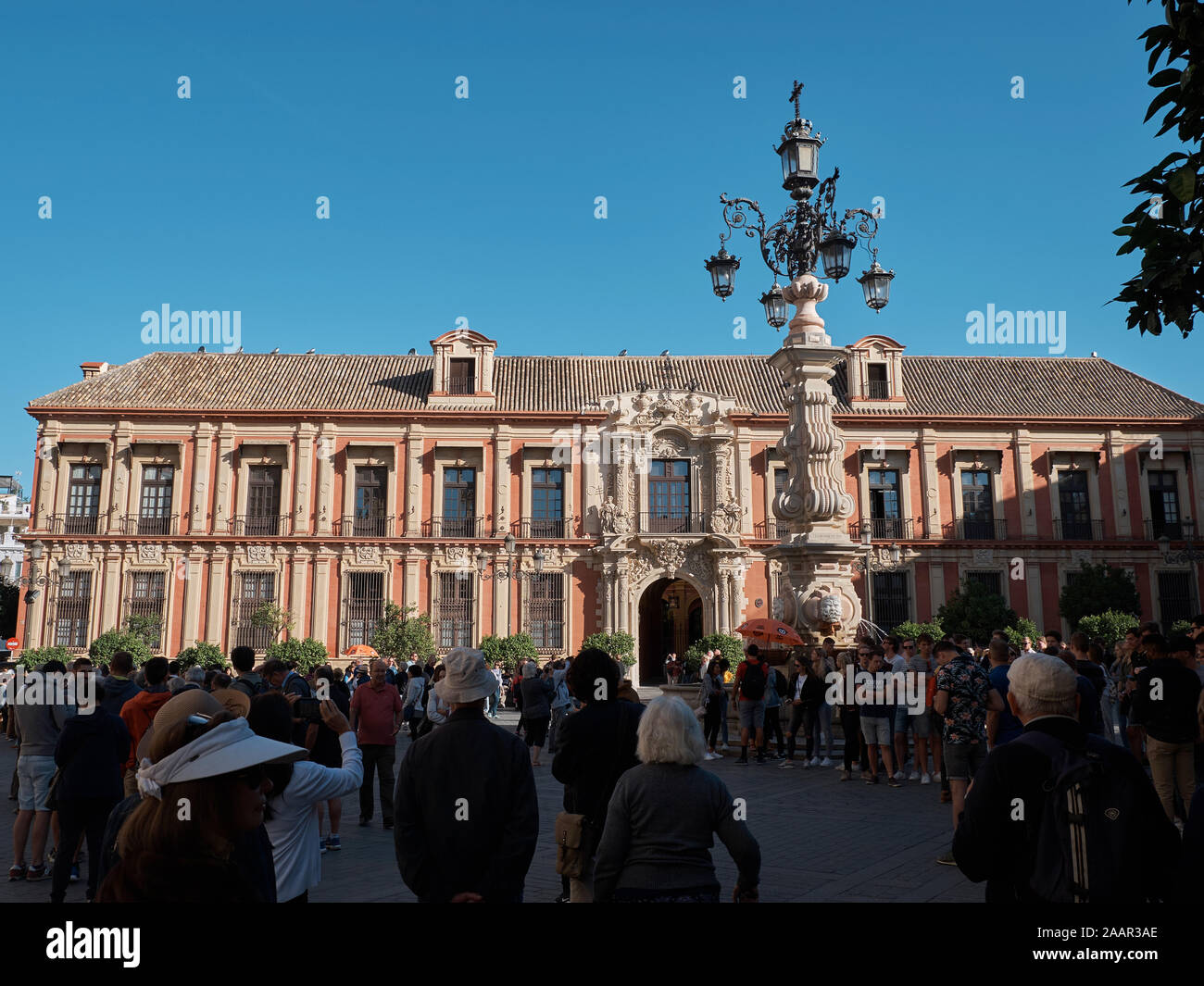 Palacio Arzobispal (Palais de l'archevêque). Séville, Andalousie, espagne. Banque D'Images