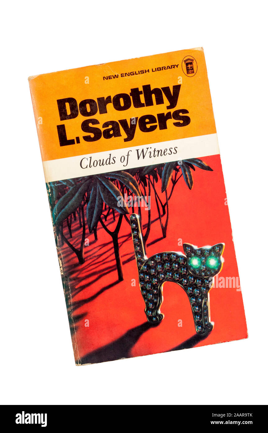 Nuages de témoin était le 2e roman du crime par Dorothy Sayers L doté du gentleman detective Lord Peter Wimsey. Il a d'abord été publié en 1926. Banque D'Images