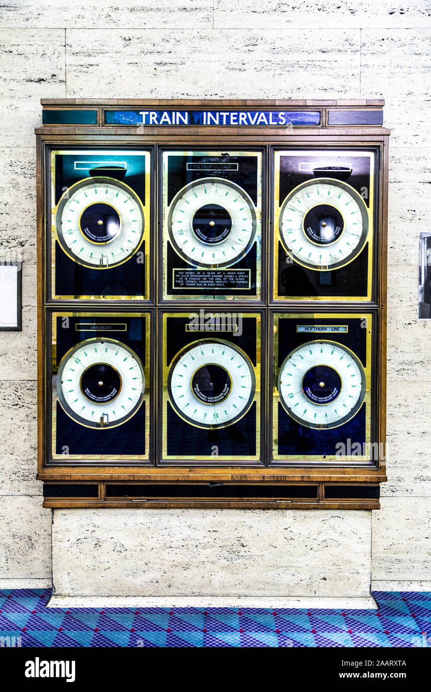 Intérieur du 55 Broadway Building, Londres, Royaume-Uni Banque D'Images
