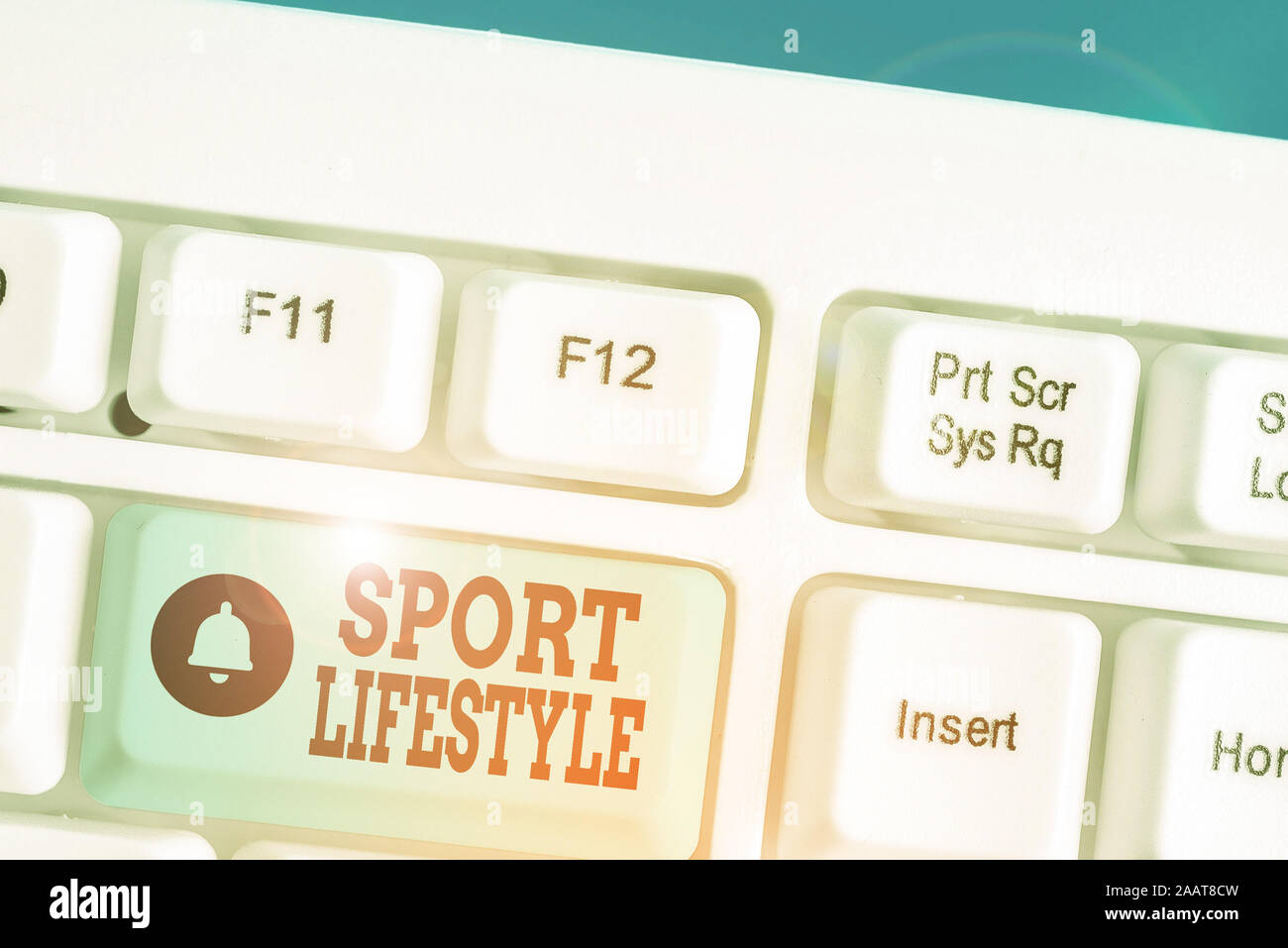 Écrit remarque montrant Sport Lifestyle. Concept de l'athlète d'entreprise pour obtenir de style de vie en bonne santé et plein de bonheur Banque D'Images