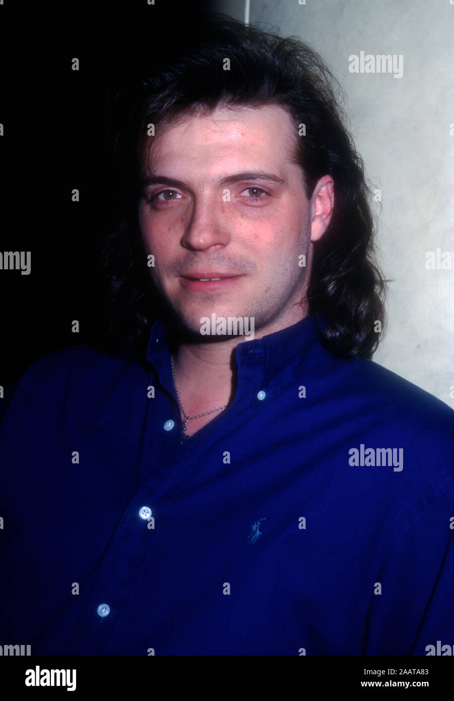 Las Vegas, Nevada, USA 11 mars 1995 Singer Daron Norwood assiste à l'inauguration de la célébration organisée par l'hôtel Hard Rock Peter Morgan le 11 mars 1995 à l'Hard Rock Hotel de Las Vegas à Las Vegas, Nevada, USA. Photo de Barry King/Alamy Stock Photo Banque D'Images