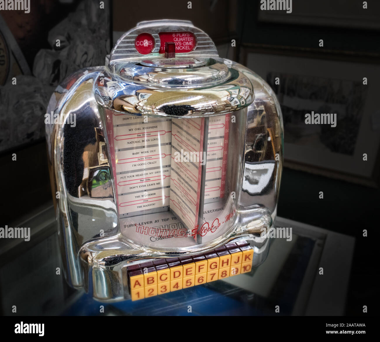 Un Thomas Select-O-Matic 100 par Seeburg Co. Banque D'Images