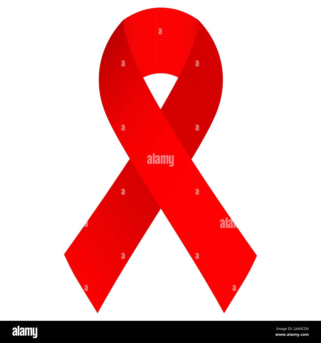 Journée mondiale de lutte contre le SIDA. Symbole d'espoir ruban rouge  Image Vectorielle Stock - Alamy