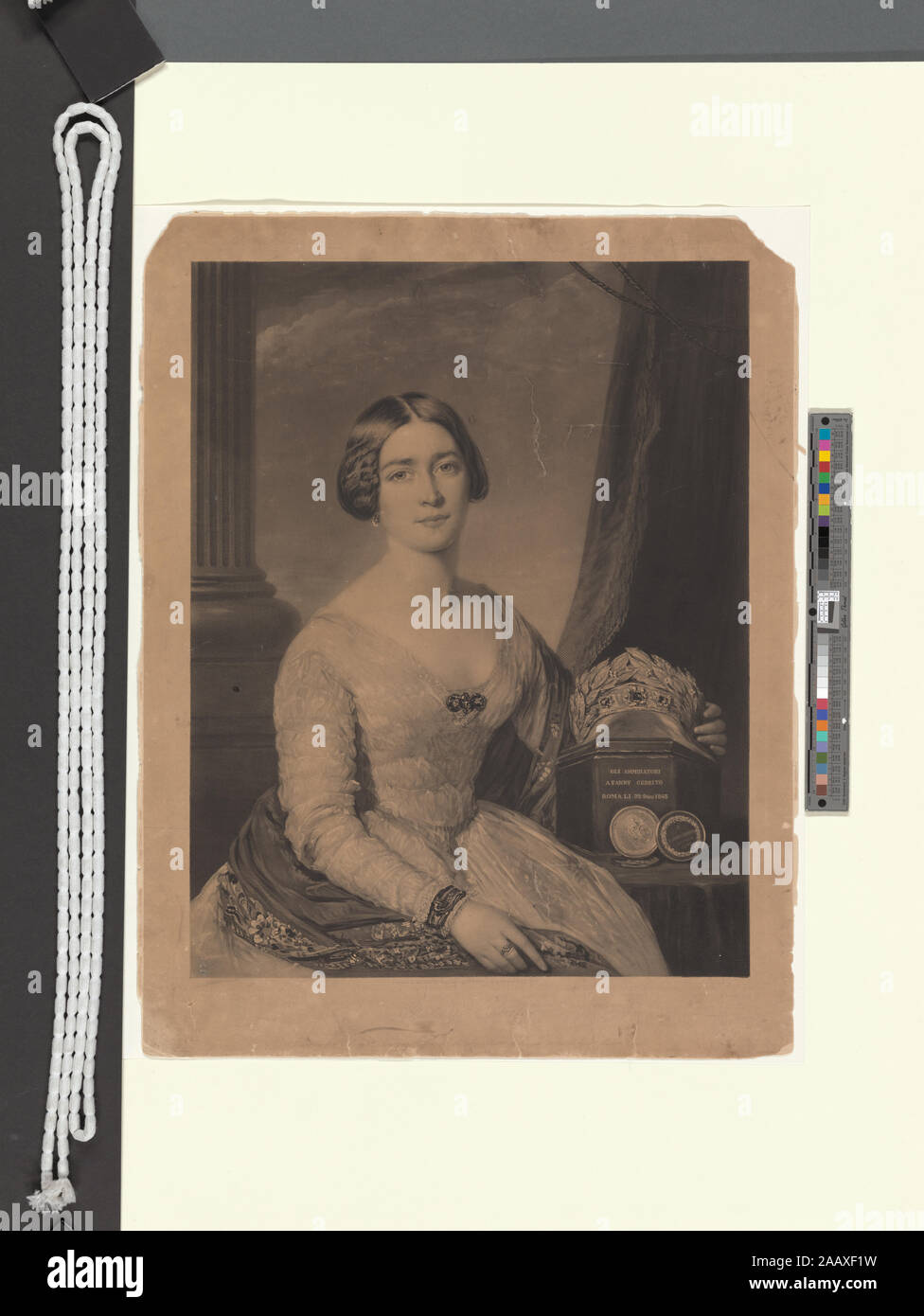 Catégorie:Fanny Fanny Cerrito Cerrito peint de la vie par F. Simoneau. Gravée par G. H. CHAQUE. ; Fanny Cerrito Banque D'Images