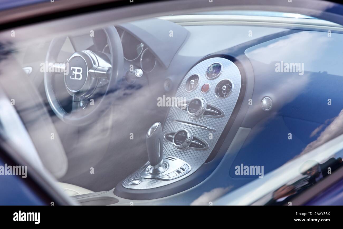 Bugatti Veyron EB 16.4 sur spectacle au 2019 Salon privé à Blenheim Palace, Oxfordshire Banque D'Images