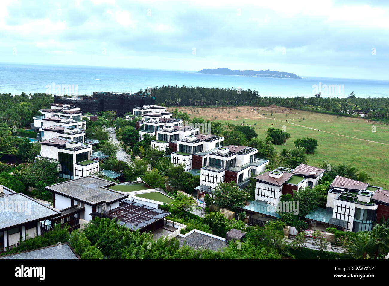 Sanya, province de Hainan, Chine. Pittoresque île de Wuzhizhou Banque D'Images
