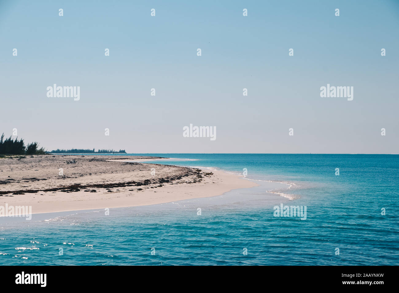 Côte de Cayo Largo à la mer des Caraïbes Banque D'Images