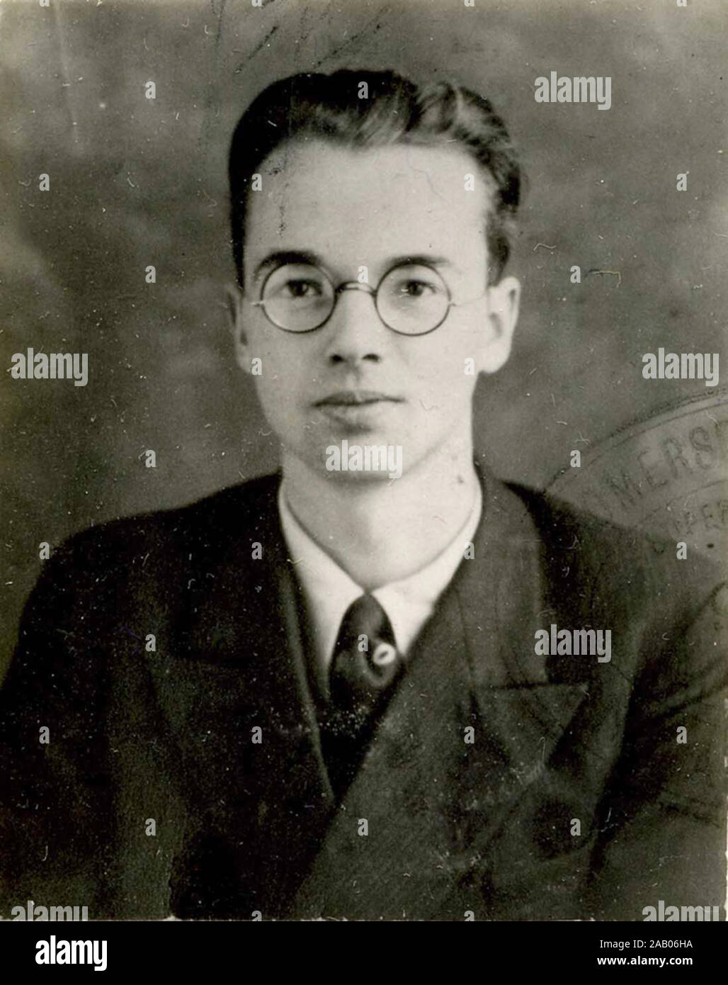 Klaus Fuchs, Emil Julius Klaus Fuchs (1911 - 1988) physicien théoricien allemand et espion atomique qui a fourni l'information de l'américain, britannique et canadien projet Manhattan à l'Union soviétique pendant et peu après la Seconde Guerre mondiale. Banque D'Images