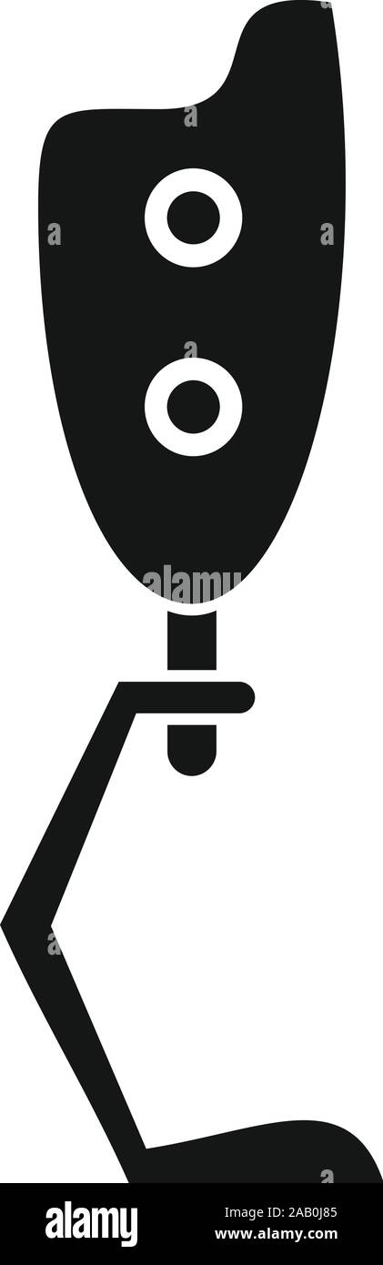 L'icône de la jambe de la biotechnologie. Simple illustration de la biotechnologie l'icône vecteur jambe pour la conception web isolé sur fond blanc Illustration de Vecteur