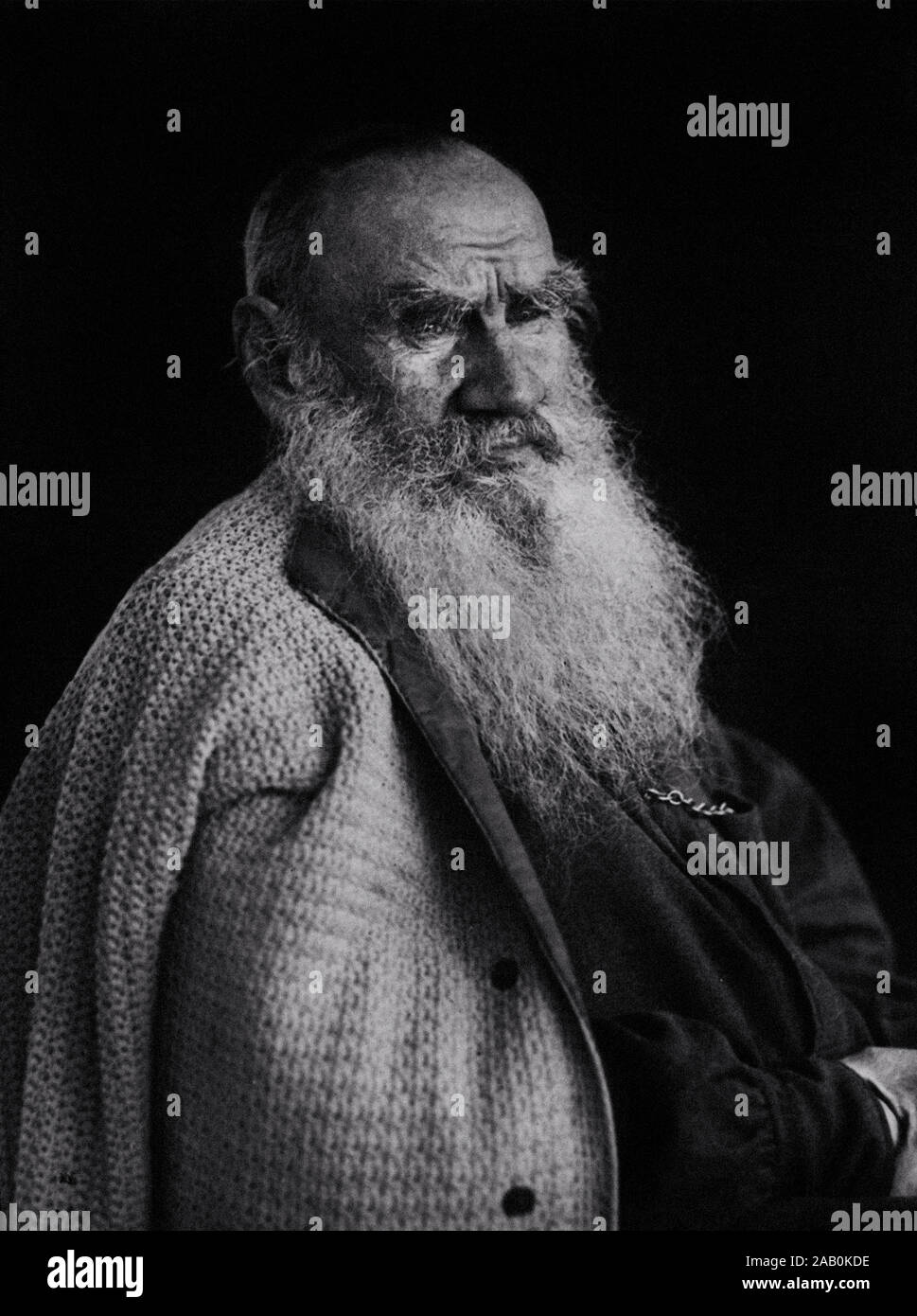 Comte Léon Tolstoï (1828 - 1910) est un écrivain russe, qui est considéré comme l'un des plus grands auteurs de tous les temps. Il a reçu plusieurs nominations pour Banque D'Images
