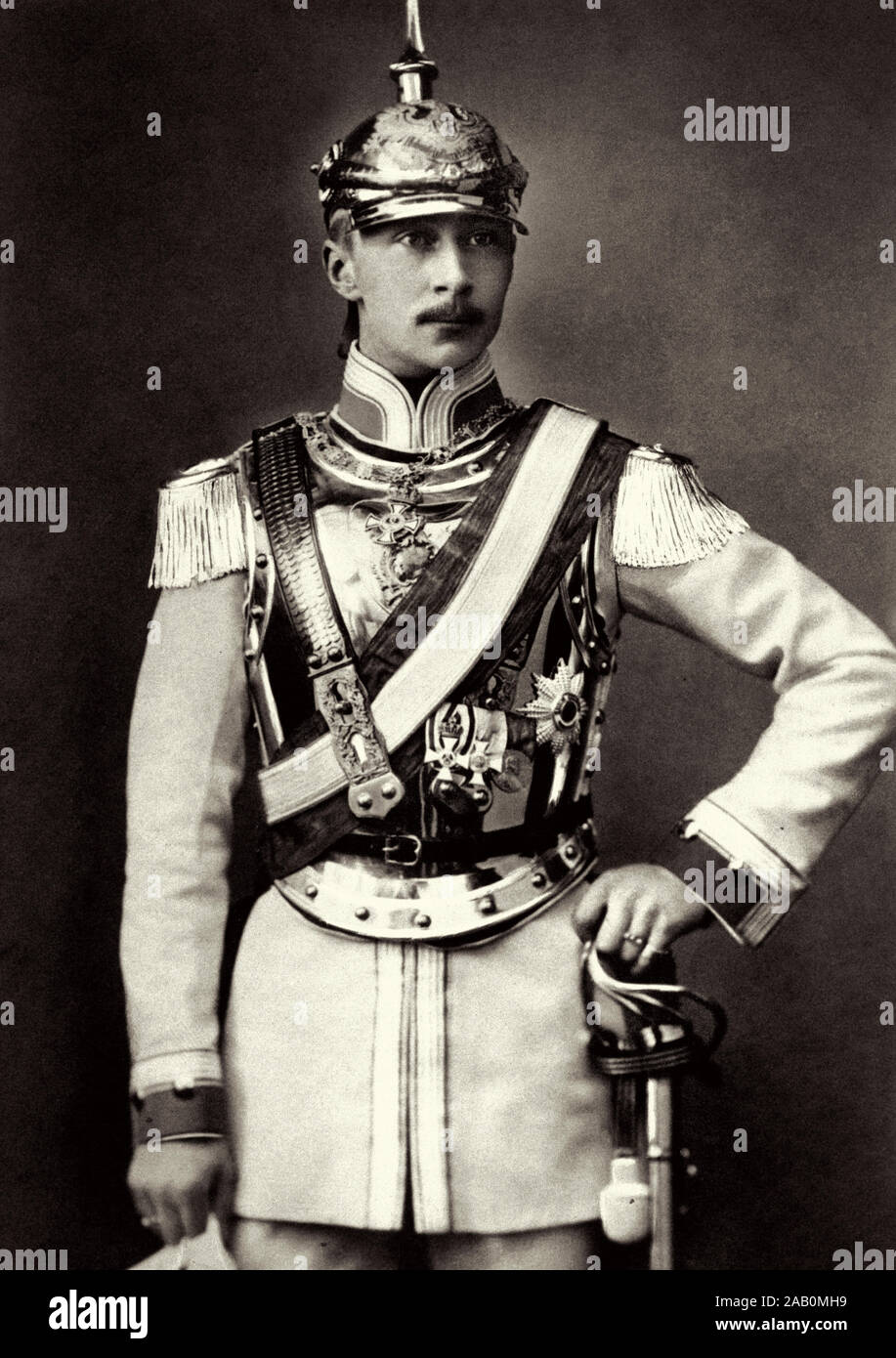 Wilhelm, Prince allemand (1882 - 1951) était le fils aîné et héritier du dernier empereur allemand, Guillaume II, et le dernier Prince de la lignée germinale Banque D'Images