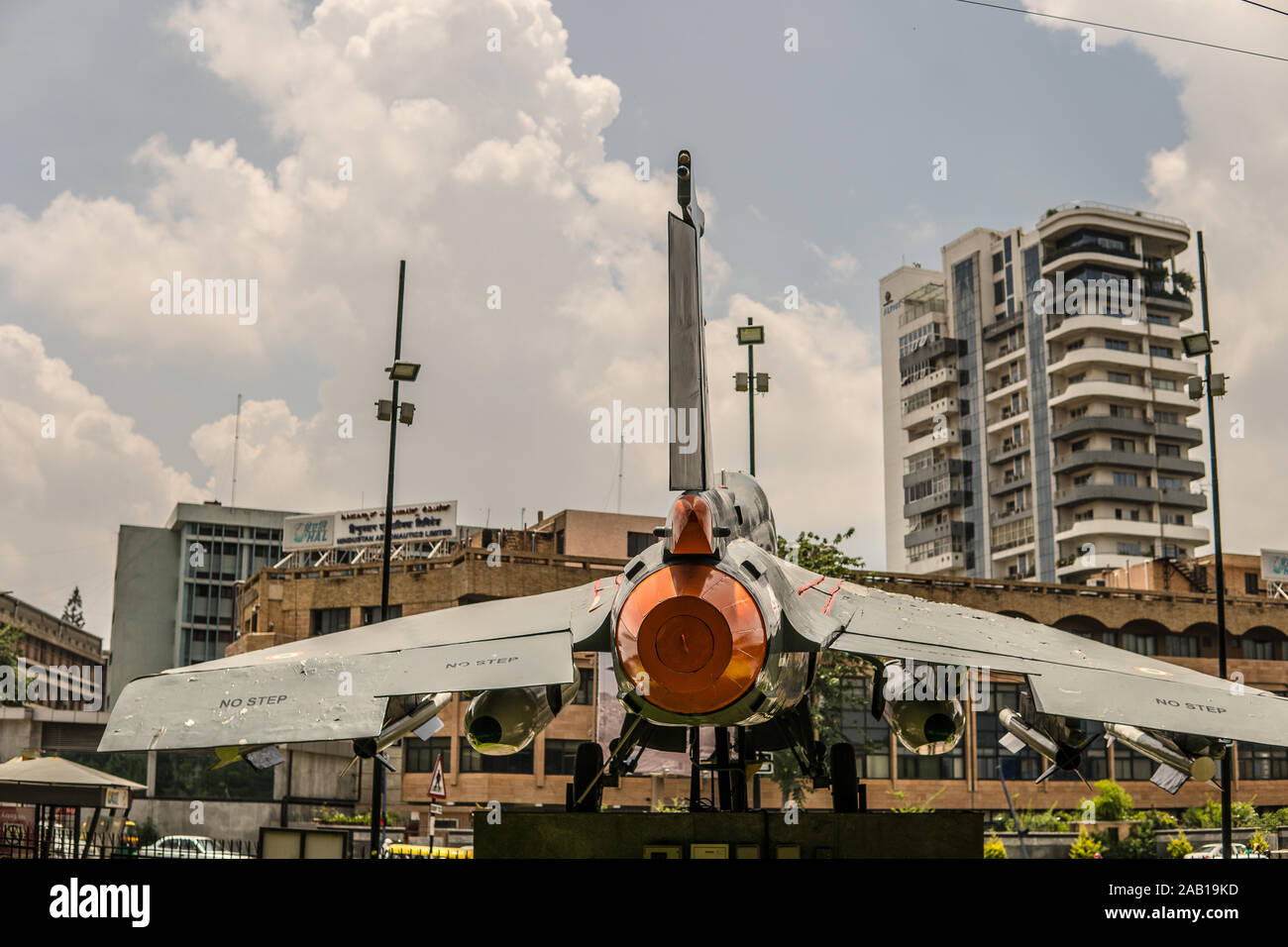 La ville de Bangalore, HAL Tejas chasseur léger multirôle conçu par l'Agence de développement de l'aéronautique, l'Hindustan Aeronautics Limited, Indian Air Force, la Marine Banque D'Images