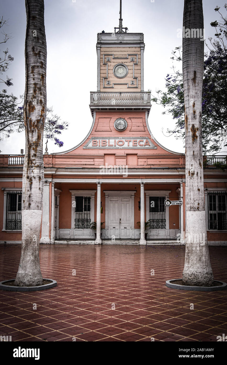 Lima, Pérou - Nov 17, 2019 : Public Library building, Parque Municipal, Barranco Banque D'Images