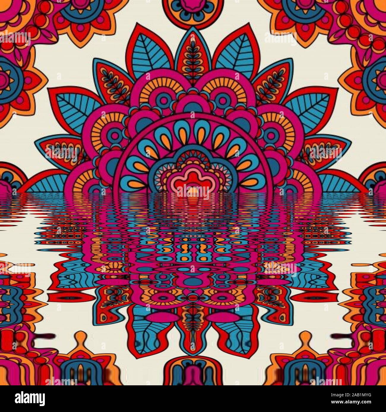 Motifs abstraits colorés Banque D'Images