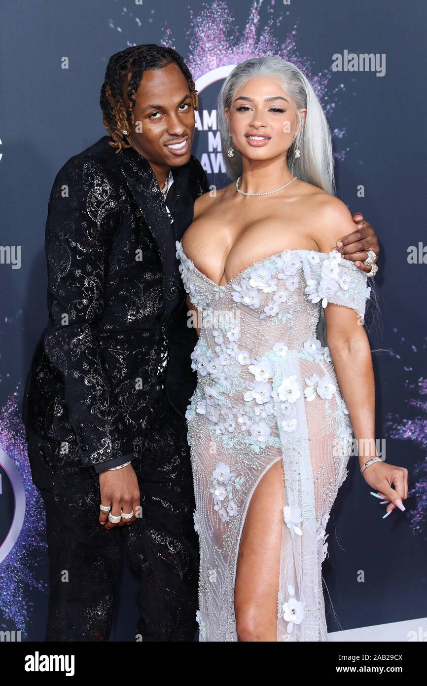 Los Angeles, United States. 24 Nov, 2019. L'Enfant riche et Tori Brixx arrivent à l'American Music Awards 2019 qui a eu lieu au Théâtre Microsoft L.A. Vivre le 24 novembre 2019 à Los Angeles, Californie, États-Unis. (Photo par Xavier Collin/Image Crédit : Agence de Presse) L'agence de presse Image/Alamy Live News Banque D'Images