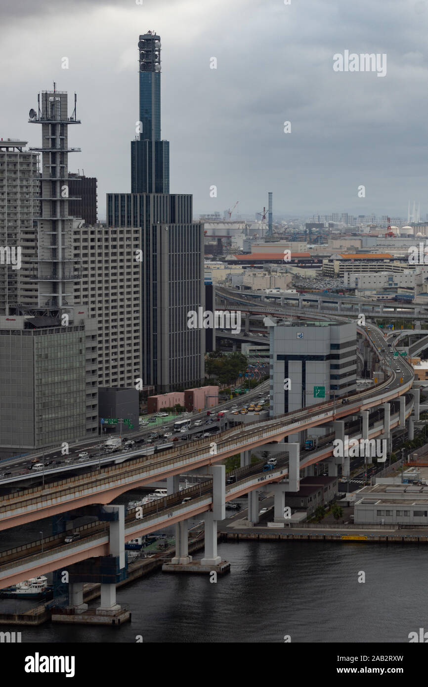 Kobe port Tower, Japon Banque D'Images