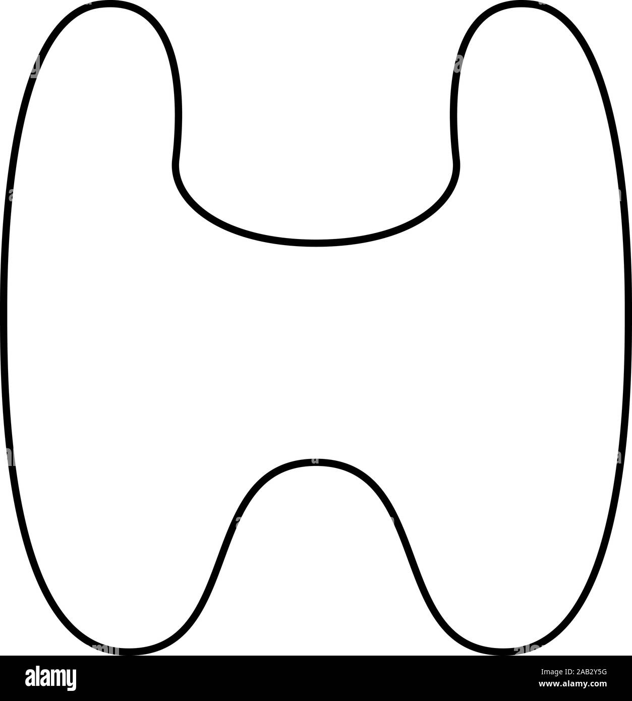 Glande thyroïde Goitre organe humain Anatomie de l'icône de couleur noir contour personnes illustration vecteur d'images simple style plat Illustration de Vecteur