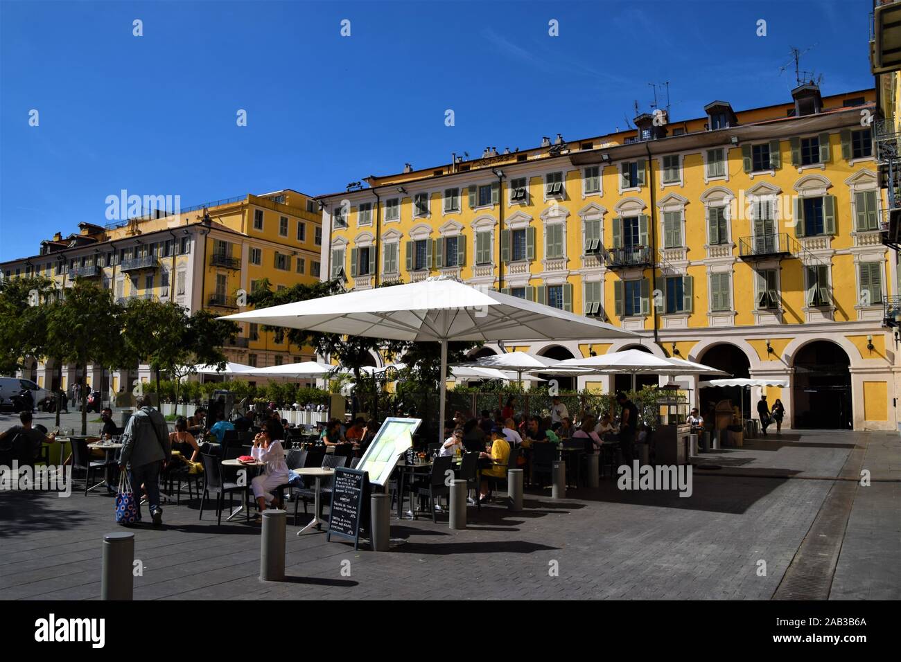 Place Garibaldi, Nice, Sud de la France, 2019. Crédit : Vuk Valcic / Alamy Banque D'Images