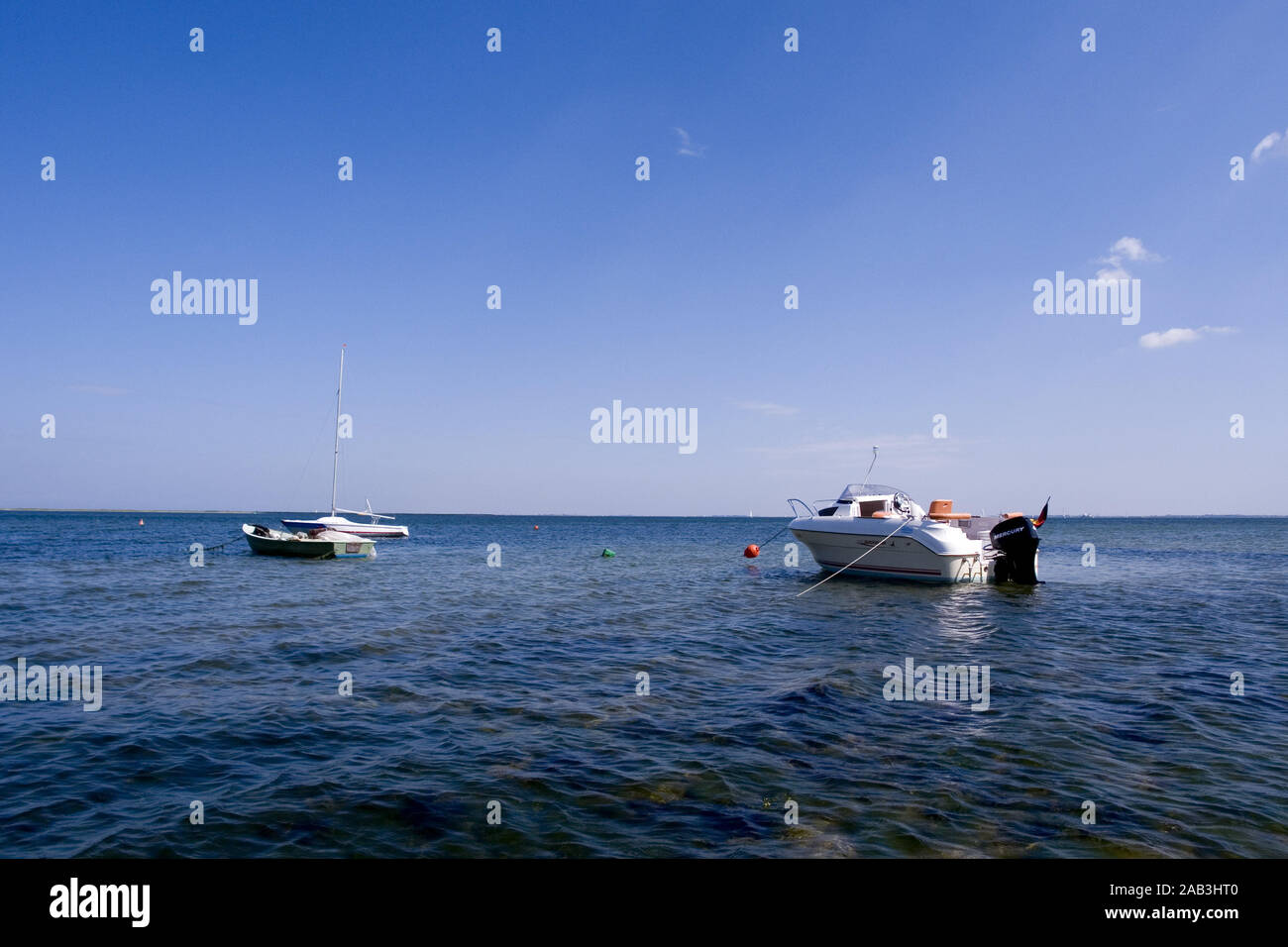 Boote auf der Ostsee Banque D'Images