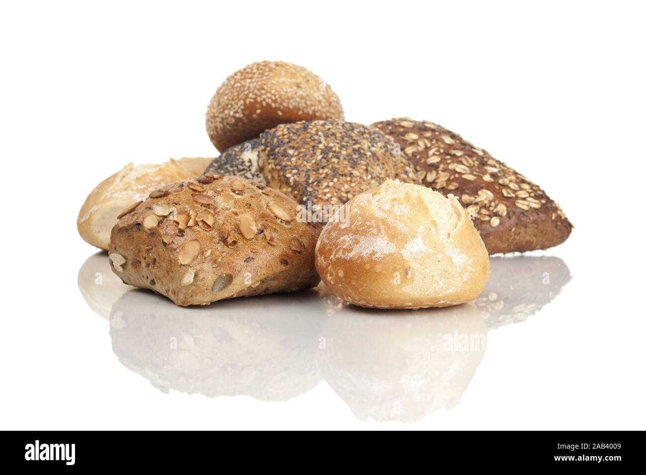 Verschiedene frische Brˆtchen |divers des petits pains frais| Banque D'Images