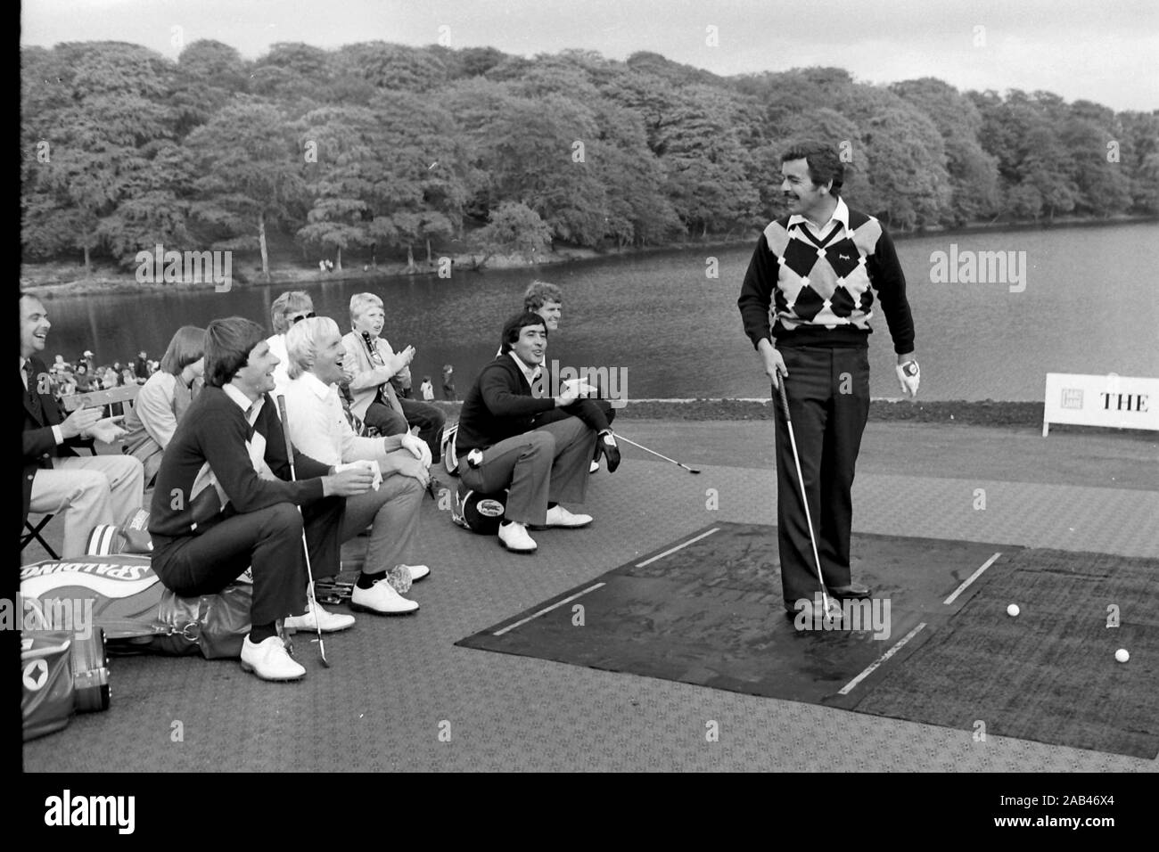 Roundhay Park 1982 Golf Golf cible Banque D'Images