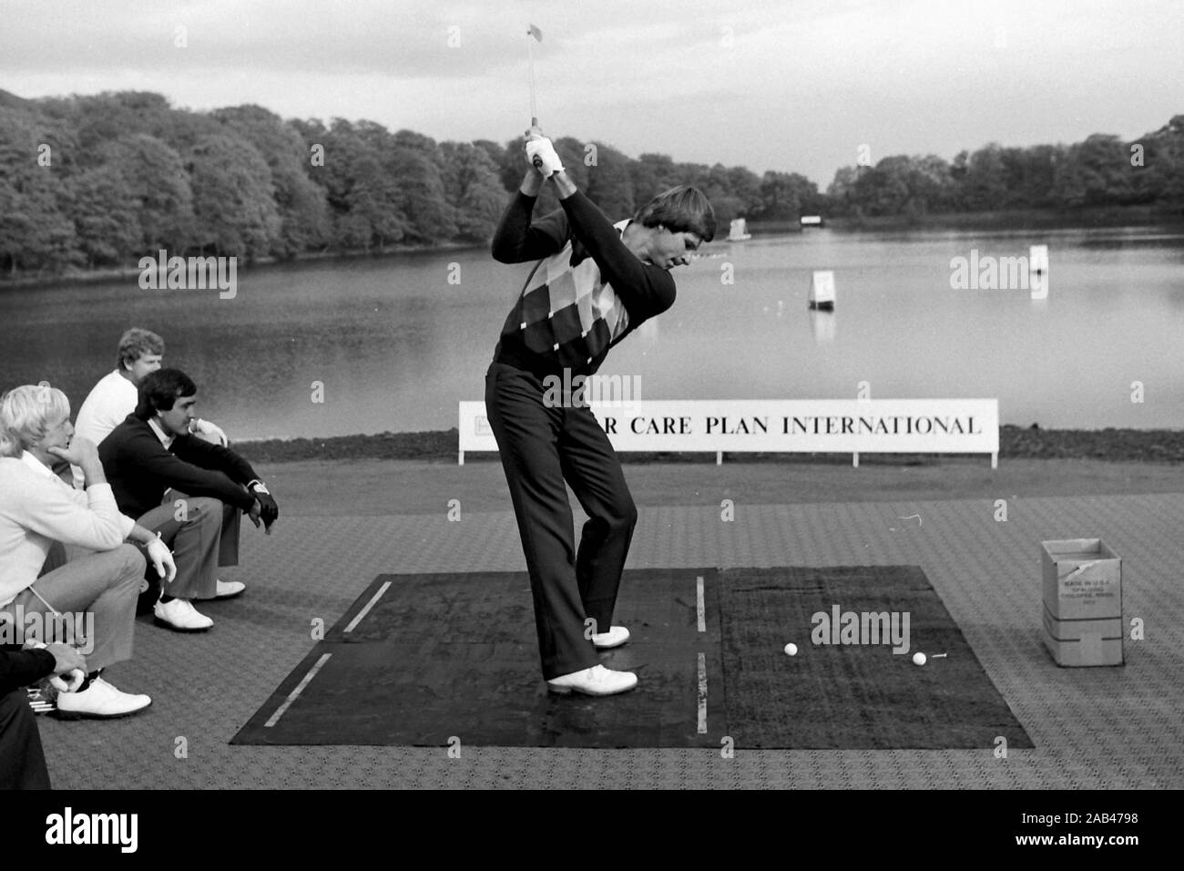 Roundhay Park 1982 Golf Golf cible Banque D'Images