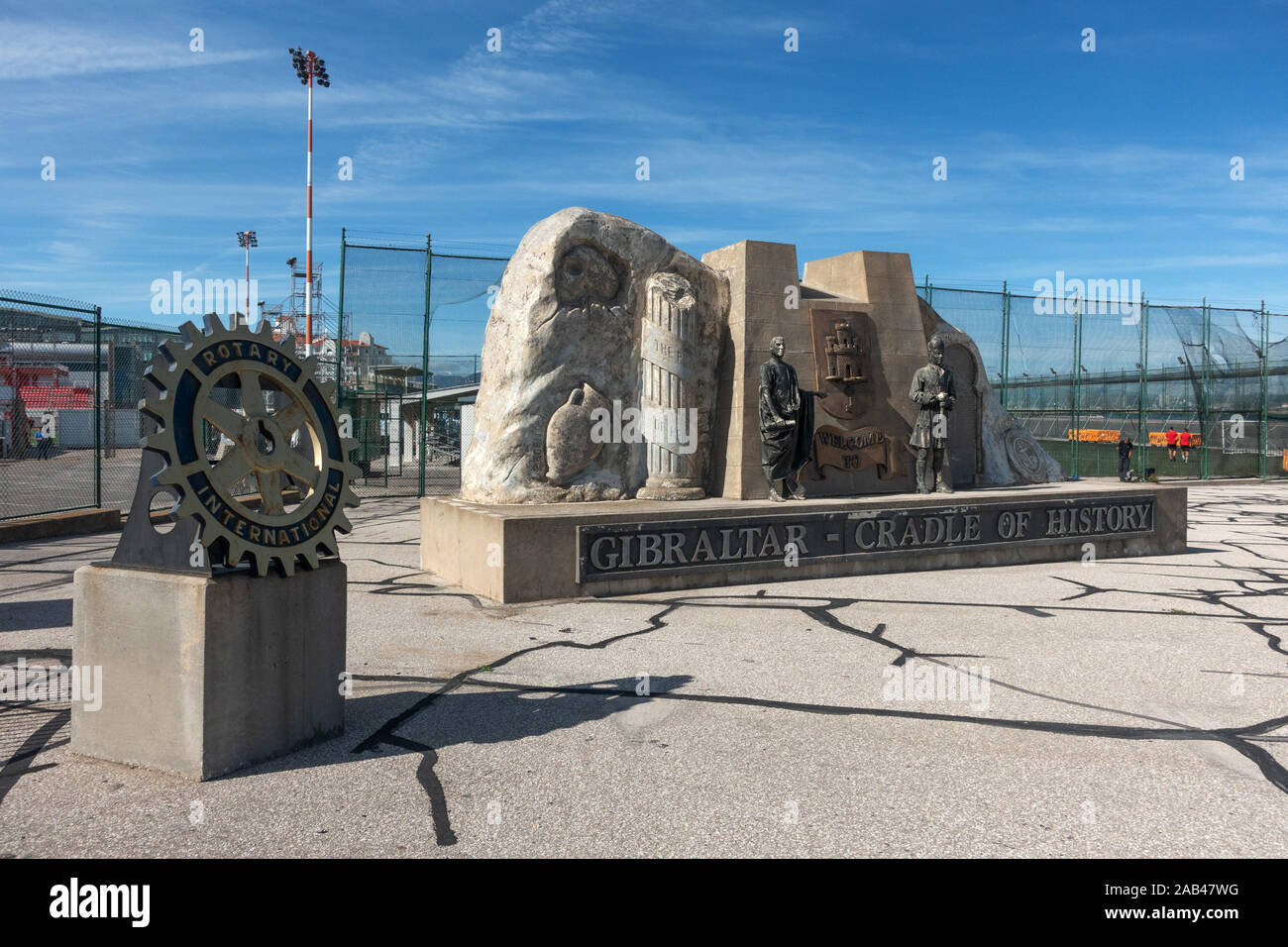 Club Rotary de Gibraltar Banque D'Images